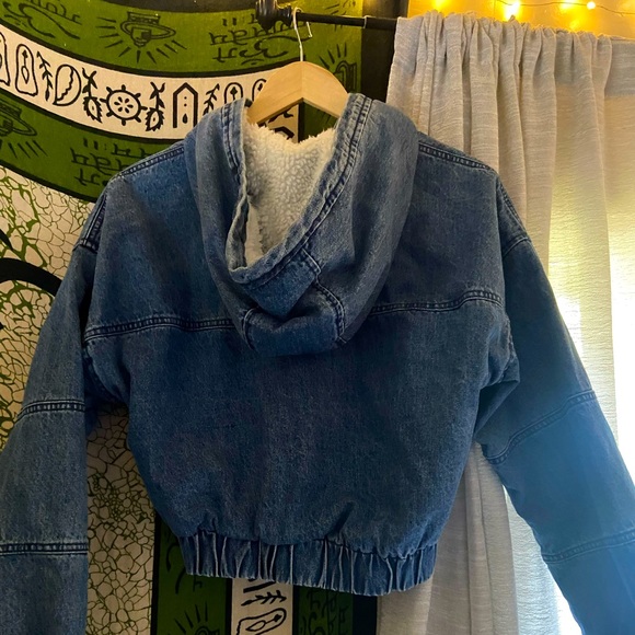 Aeropostale | Puffy Denim Sherpa Jacket - Picture 5 of 6